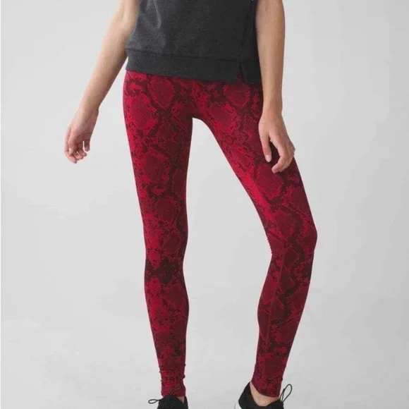Lululemon Athletica Red Leggings - Picture 4 of 7